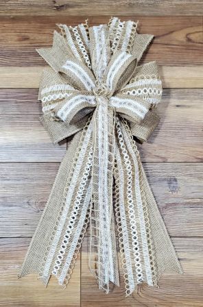 Bead Grass Wreath with Optional Bow #5